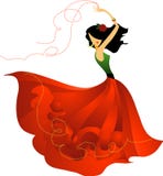 Bailarín español libre illustration Bailarín español libre illustration