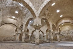 Bains Arabes établissant l'intérieur à Jaen, Espagne Architecture XI images libres de droits Bains Arabes établissant l'intérieur à Jaen, Espagne Architecture XI images libres de droits
