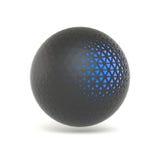 Bajo esfera negra polivinílica abstracta 3D-rendering libre illustration Bajo esfera negra polivinílica abstracta 3D-rendering libre illustration