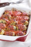 Baked Spinach And Ricotta Dumplings Stock Photo Baked Spinach And Ricotta Dumplings Stock Photo