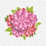 Bakgrund för begrepp för ny blomma för kamelia, tecknad filmstil stock illustrationer Bakgrund för begrepp för ny blomma för kamelia, tecknad filmstil stock illustrationer
