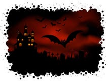 bakgrund spöklika halloween vektor illustrationer bakgrund spöklika halloween vektor illustrationer