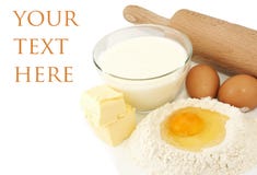 Baking Ingredients Royalty Free Stock Photography Baking Ingredients Royalty Free Stock Photography