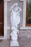 BAKU, AZERBAIJÃO - 17 de junho de 2015: exterior da casa de campo Petrolea foto de stock BAKU, AZERBAIJÃO - 17 de junho de 2015: exterior da casa de campo Petrolea foto de stock
