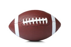 Bal van de leer de Amerikaanse voetbal stock fotografie Bal van de leer de Amerikaanse voetbal stock fotografie
