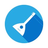 Balalaikaikone mit langem Schatten Element der Musikillustration Erstklassiges Qualitätsgrafikdesignzeichen Zeichen und Symbole k lizenzfreie abbildung Balalaikaikone mit langem Schatten Element der Musikillustration Erstklassiges Qualitätsgrafikdesignzeichen Zeichen und Symbole k lizenzfreie abbildung