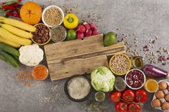 Balanced Vegetarian Diet Organic Food Background. Food For Healthy Nutrition, Superfoods, Vegetarian Options. Vegetables, Fruits, Stock Photos Balanced Vegetarian Diet Organic Food Background. Food For Healthy Nutrition, Superfoods, Vegetarian Options. Vegetables, Fruits, Stock Photos