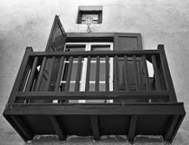 Balcone di legno Fotografia Stock Libera da Diritti Balcone di legno Fotografia Stock Libera da Diritti