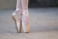Baletniczy buty fotografia royalty free Baletniczy buty fotografia royalty free