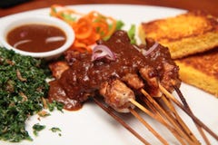 Balinese Chicken Satay Stock Image Image Of Cuisine 24614317