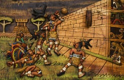 Ballcourt grand chez Chichen Itza images libres de droits Ballcourt grand chez Chichen Itza images libres de droits