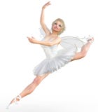Ballerina 3D mit Flügeln lizenzfreie abbildung Ballerina 3D mit Flügeln lizenzfreie abbildung
