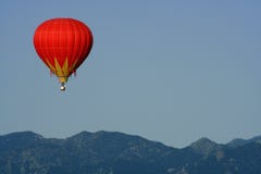 ballongberg över arkivbild ballongberg över arkivbild