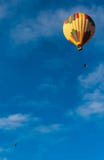 Balloon and pigeons royalty free stock image Balloon and pigeons royalty free stock image