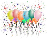 Balloons background stock illustration Balloons background stock illustration