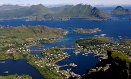 Ballstad, Lofoten, Norwegia fotografia royalty free Ballstad, Lofoten, Norwegia fotografia royalty free