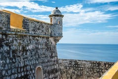 Baluarte de Fuerte de San Miguel em Campeche México fotos de stock Baluarte de Fuerte de San Miguel em Campeche México fotos de stock