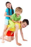Bambini felici fotografie stock Bambini felici fotografie stock