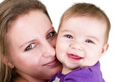 Bambino felice e madre fiera fotografie stock libere da diritti Bambino felice e madre fiera fotografie stock libere da diritti
