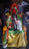Bambola di Guan Yu da vendere alla via antica di Jinli immagine stock Bambola di Guan Yu da vendere alla via antica di Jinli immagine stock