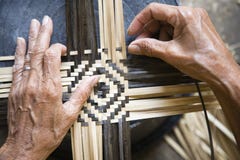 Bamboo Weaving Royalty Free Stock Images Bamboo Weaving Royalty Free Stock Images