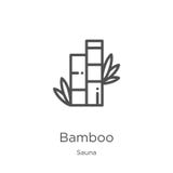 bambusowy ikona wektor od sauna kolekcji Cienka kreskowa bambusowa kontur ikony wektoru ilustracja Kontur, cienieje kreskow? bamb ilustracji bambusowy ikona wektor od sauna kolekcji Cienka kreskowa bambusowa kontur ikony wektoru ilustracja Kontur, cienieje kreskow? bamb ilustracji