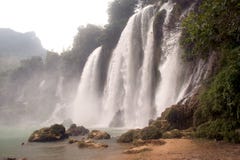 Ban Gioc waterfall in Vietnam. stock images Ban Gioc waterfall in Vietnam. stock images