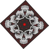 Bandana avec le cr?ne - vecteur illustration stock Bandana avec le cr?ne - vecteur illustration stock