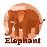 Bande dessinée Elephant2 d'ABC illustration stock Bande dessinée Elephant2 d'ABC illustration stock