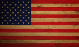 Bandeira americana coberta com a textura do grunge - imagem fotos de stock Bandeira americana coberta com a textura do grunge - imagem fotos de stock