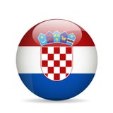 Bandeira de Croatia Ilustração do vetor ilustração stock Bandeira de Croatia Ilustração do vetor ilustração stock