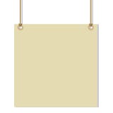 Bandeira de suspensão vazia pastel ilustração royalty free Bandeira de suspensão vazia pastel ilustração royalty free