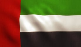 Bandeira de United Arab Emirates Imagem de Stock Royalty Free Bandeira de United Arab Emirates Imagem de Stock Royalty Free