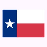Bandeira do estado do Texas Ilustração do vetor ilustração royalty free Bandeira do estado do Texas Ilustração do vetor ilustração royalty free