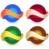 Bandeira envolvida em torno da esfera ilustração royalty free Bandeira envolvida em torno da esfera ilustração royalty free