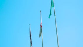 Bandeiras coloridas dos países diferentes no fundo do céu estoque Bandeiras de países europeus no quadrado filme Bandeiras coloridas dos países diferentes no fundo do céu estoque Bandeiras de países europeus no quadrado filme