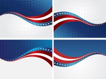Bandera americana, fondo del vector para la independencia stock de ilustración Bandera americana, fondo del vector para la independencia stock de ilustración