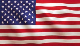 Bandera americana los E.E.U.U. fotografía de archivo Bandera americana los E.E.U.U. fotografía de archivo