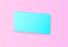 Bandera azul clara en un fondo rosado ilustración del vector Bandera azul clara en un fondo rosado ilustración del vector