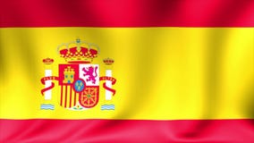 Bandera de España, Bandera de España ondeando en lo alto de…