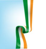 Bandera de la cinta de Irlanda ilustración del vector Bandera de la cinta de Irlanda ilustración del vector
