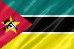 Bandiera del Mozambico royalty illustrazione gratis Bandiera del Mozambico royalty illustrazione gratis