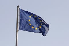 Bandiera di UE fotografia stock libera da diritti Bandiera di UE fotografia stock libera da diritti