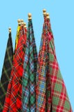 Bandiere del tartan immagini stock libere da diritti Bandiere del tartan immagini stock libere da diritti