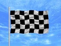 Bandierina Checkered 1 illustrazione di stock Bandierina Checkered 1 illustrazione di stock