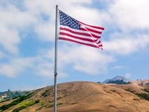Bandierina degli Stati Uniti d'America fotografia stock libera da diritti Bandierina degli Stati Uniti d'America fotografia stock libera da diritti