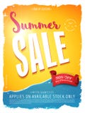 Baner för sommarförsäljningsmall vektor illustrationer Baner för sommarförsäljningsmall vektor illustrationer
