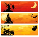 baner halloween stock illustrationer baner halloween stock illustrationer