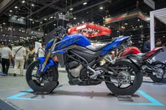 Bangkok, Tailandia - 30 de noviembre de 2018: Distribuidor de CFMOTO en la EXPO internacional 2018 del MOTOR de la expo 2018 del imagenes de archivo Bangkok, Tailandia - 30 de noviembre de 2018: Distribuidor de CFMOTO en la EXPO internacional 2018 del MOTOR de la expo 2018 del imagenes de archivo