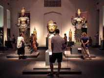 Bangkok Tajlandia, Jan, - 9, 2019: wielka kolekcja Tajlandzka sztuka i artefakty w muzeum narodowym w Bangkok, Tajlandia fotografia royalty free Bangkok Tajlandia, Jan, - 9, 2019: wielka kolekcja Tajlandzka sztuka i artefakty w muzeum narodowym w Bangkok, Tajlandia fotografia royalty free